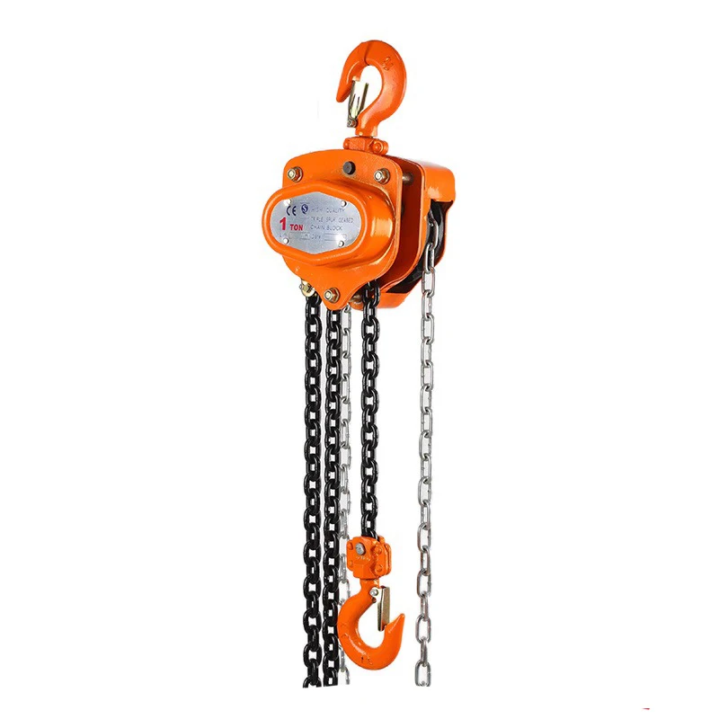 1-ton 1000-kilogram 2T 3T 5T 10T  Vd type manual chain hoist, high quality and easy to operate.