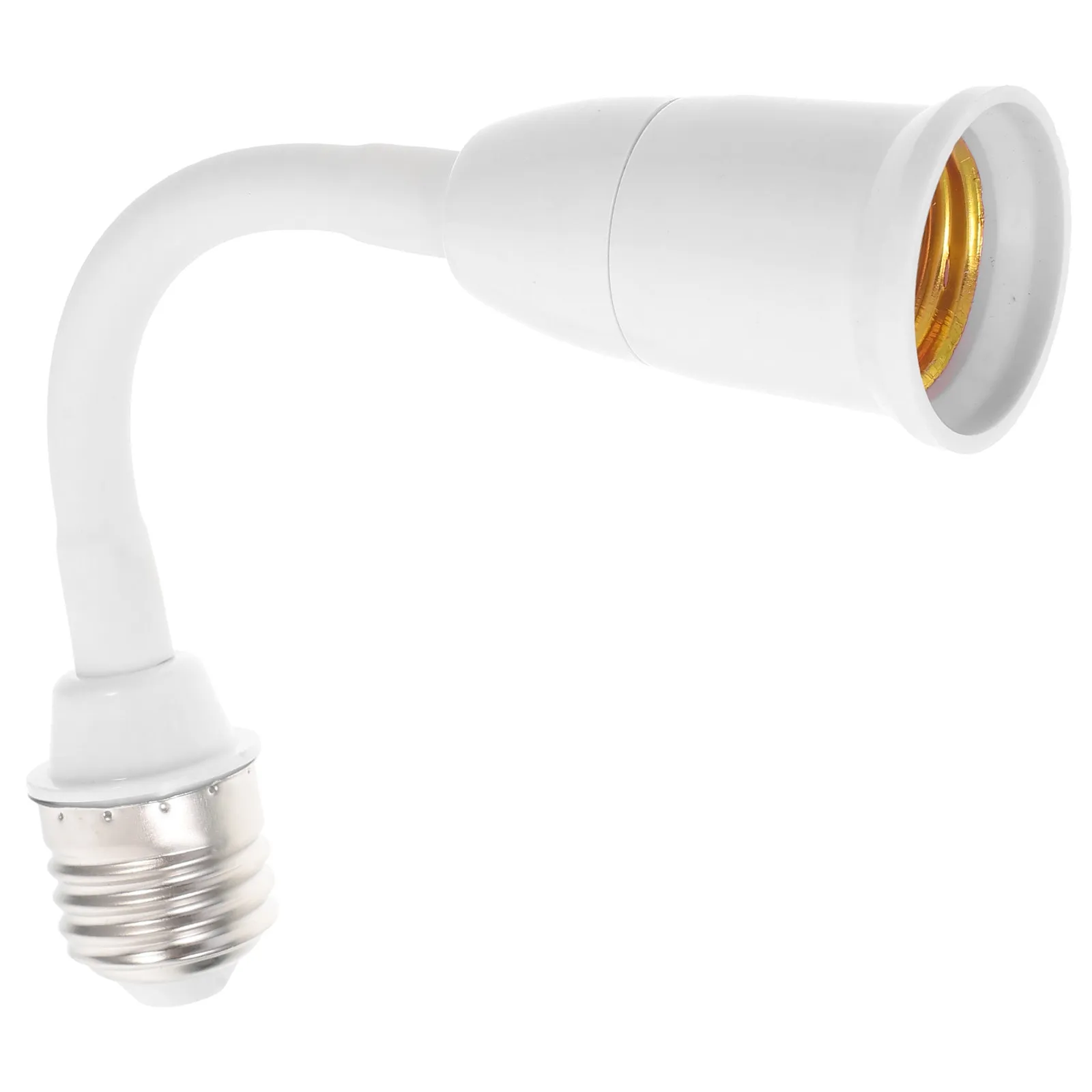 

E27 Lamp Holder Socket Extender with Reinforced Flexible Hose 360 Degree Rotation Adjustable Light Bulb Adapter for High