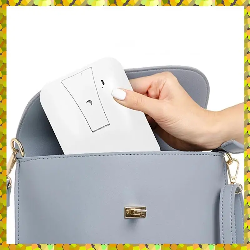 AGLH LED مرآة الغرور مع أضواء المحمولة مستحضرات التجميل السفر منضدية يشكلون مضاءة مرآة مكتب USB قابلة للشحن