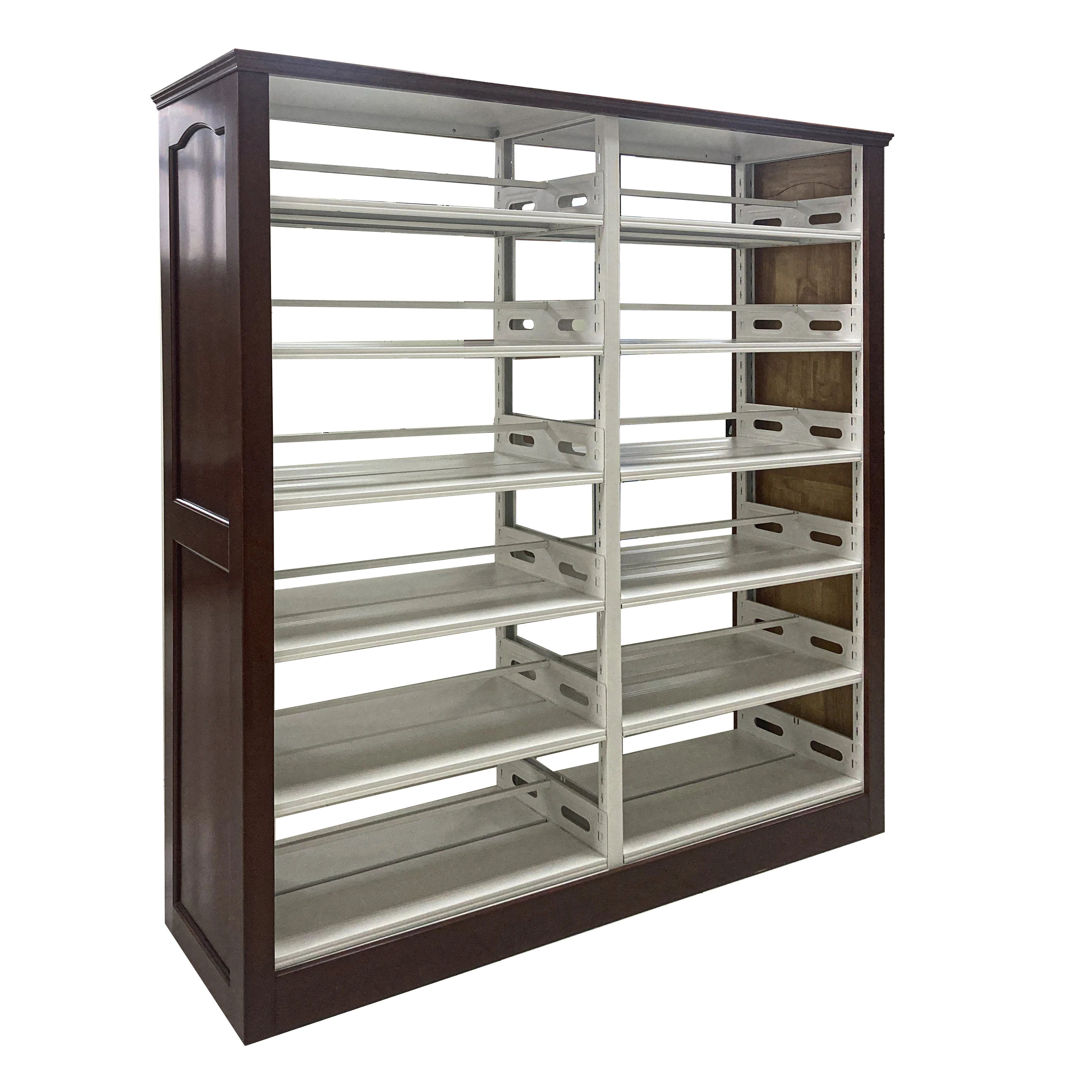 

Steel Double Side Bookshelf Furniture Price School Library Furniture Bookcase Design