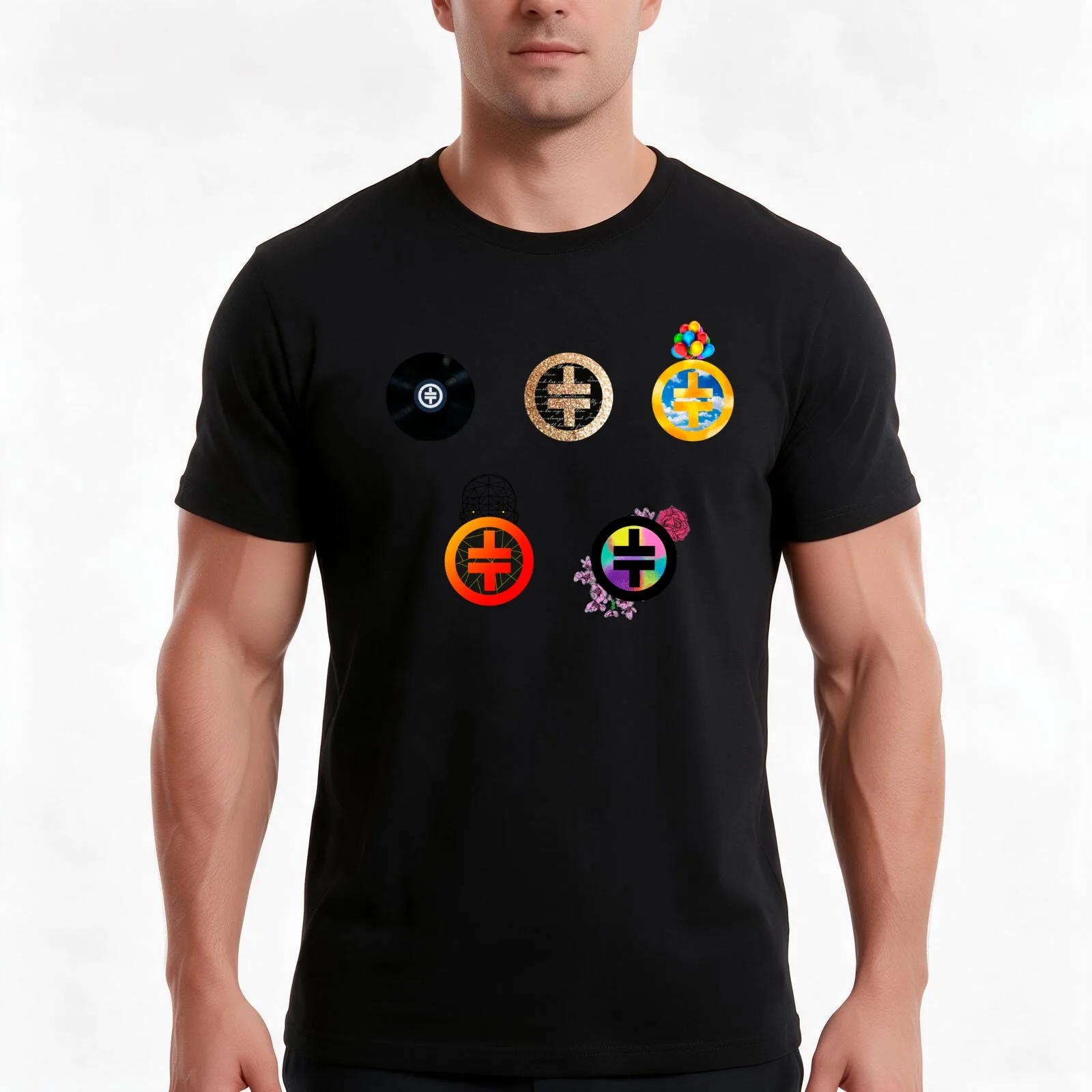 Take That Chronology Symbol - Horizontal Version T-Shirt Summer Casual Cotton Tee Oversized Streetwear Tops Unisex Men Women