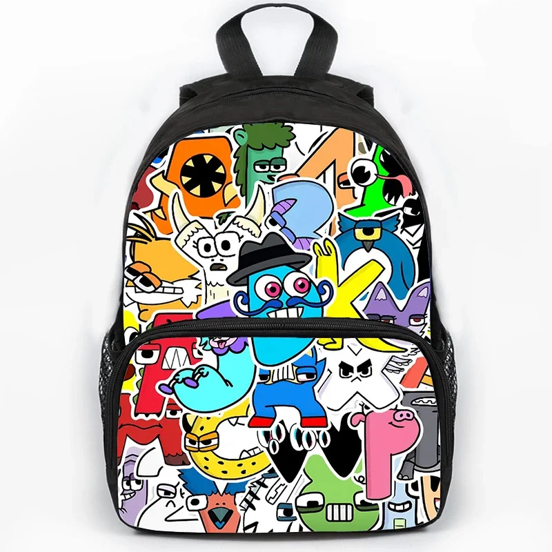 16 Zoll Alphabet Lore Schult asche Brief Legende Rucksack Grundschüler Kindergarten Rucksack Kinder wasserdichten Rucksack