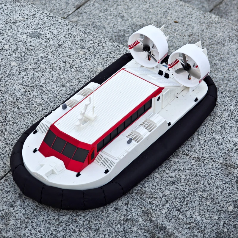 RC Amphibious Hovercraft Model Finished Product Simulation Electric Jet Wind Speedboat Model