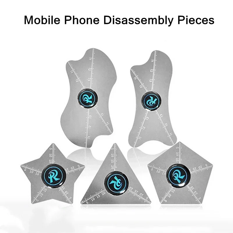 TE-022 5PCS Ultra-thin Flexible Stainless Ssteel Pry Bar For Mobile Phone Repair Tools LCD Screen Removal Card Crowbar