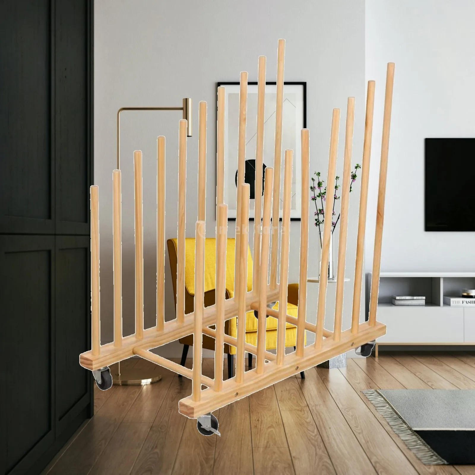 supporto-mobile-per-l'essiccazione-delle-opere-d'arte-struttura-stabile-porta-pittura-multi-scomparto-per-pittori