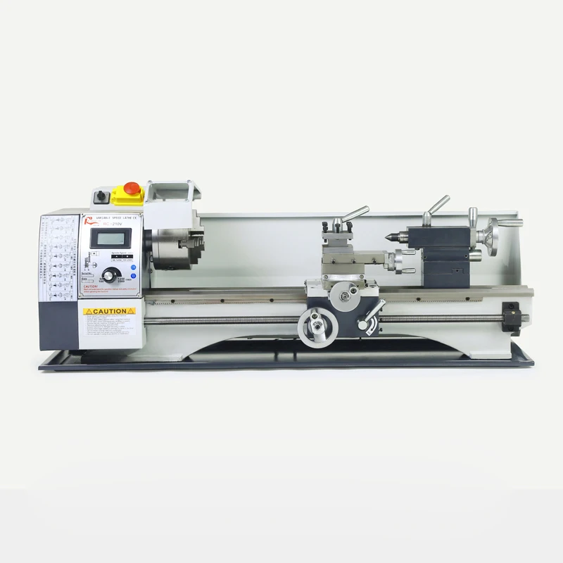 900W/1100W  Stainless Steel Lathe Metal Processing Lathe  Mini Lathe Machine Benchtop Metal Lathe Tool Household DIY Small