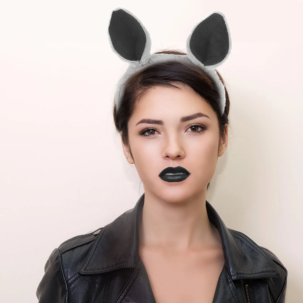 

2Pcs Headb Women Animal Ears Hair Accessory Cartoon Photo Prop Girls Head Decoration Halloween Party Holiday Carnival