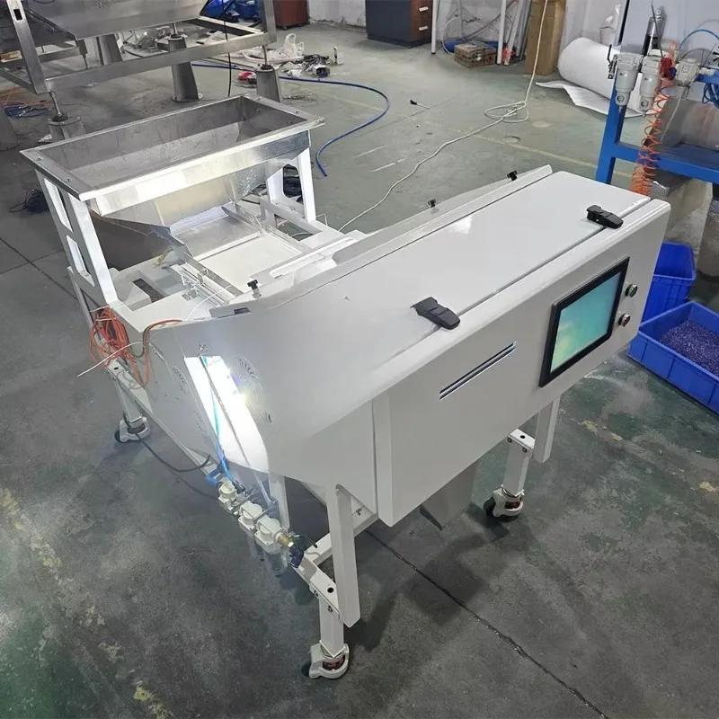 AI Intelligent 550-3350kg/h Belt Coffee  Bean Cherry Garlic Chili Pepper Olive Tomato Jerky Plastic Color Sorter Sorting Machine