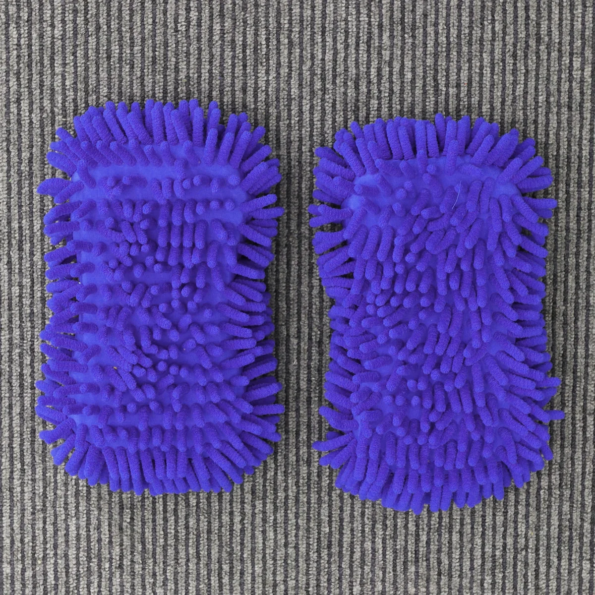 2 Pcs Auto Wash Gloves Car Center Sponge Microfiber Mitt Towels for Body Motorcycle