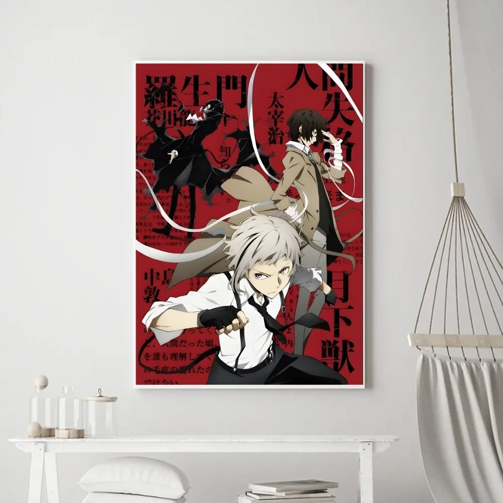 Anime Bungo Stray Dogs Poster Prints Poster Wall Painting Bedroom Living Room Wall Bar Restaurant Sticker Small