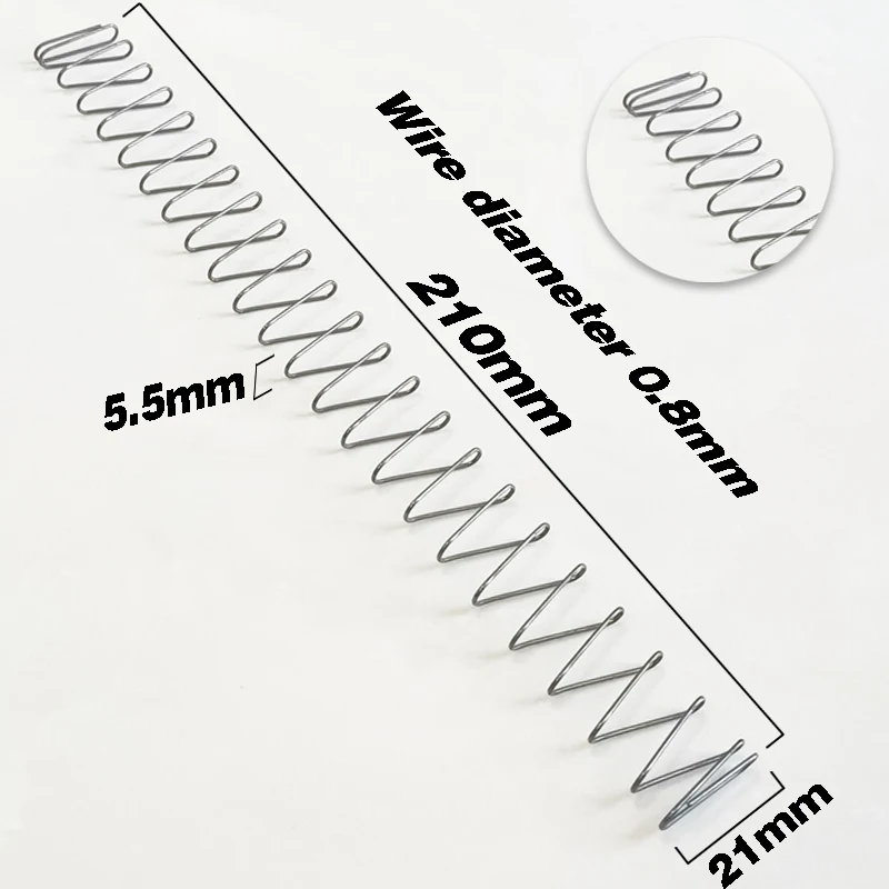 

0.8mm Wire Diameter Square Flat Spring Compression Springs