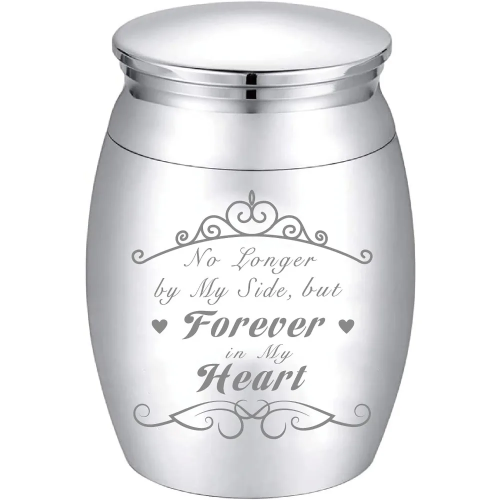 1Set Small Keepsake Urns Memorial Ashes Mini Cremation Urns Miniature Burial Funeral Urns Container Jar for Sharing