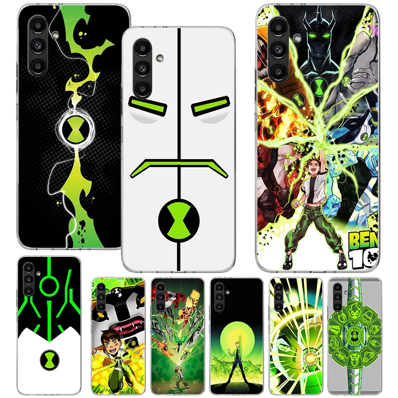 Cartoon Ben 10 Phone Case for Samsung Galaxy A17 A16 A15 A14 A13 A56 A55 A54 A53 A36 A35 A34 A33 A26 A25 A24 A23 A05S A04S Galax