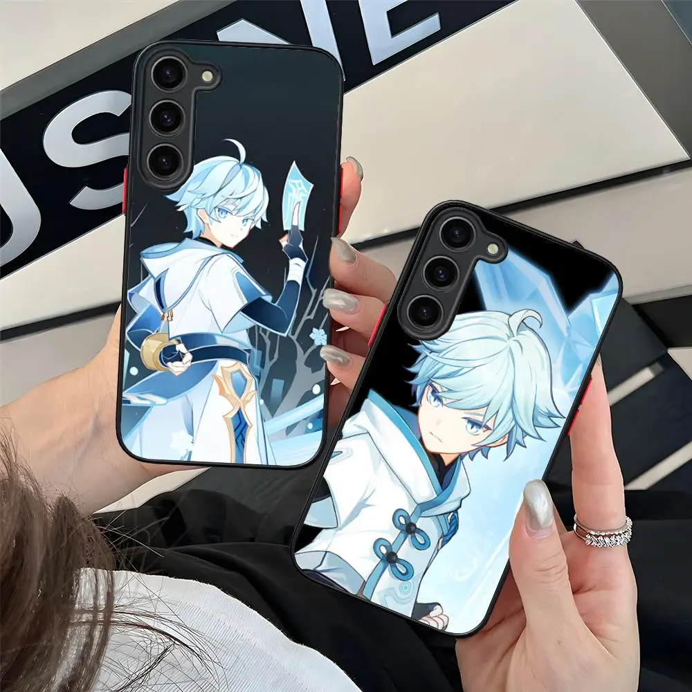Game GI Chongyun Phone Case for Samsung Galaxy S26 S25 S24 S23 S22 S21 Plus FE Ultra Skin Feel Shockproof Cover