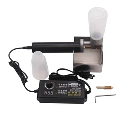 AC 100-240V 120W 휴대용 오일 Edger 전기 가죽 가장자리 오일 상자 수동 완성 가죽 제품 사이드 오일 도구