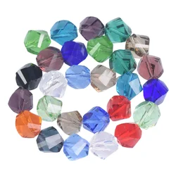 Sarmal Şekli Yönlü Kristal Cam Gevşek halka boncuk Lot Renkler 4mm 6mm 8mm 10mm 12mm Takı Yapımı Için DIY Fidnings
