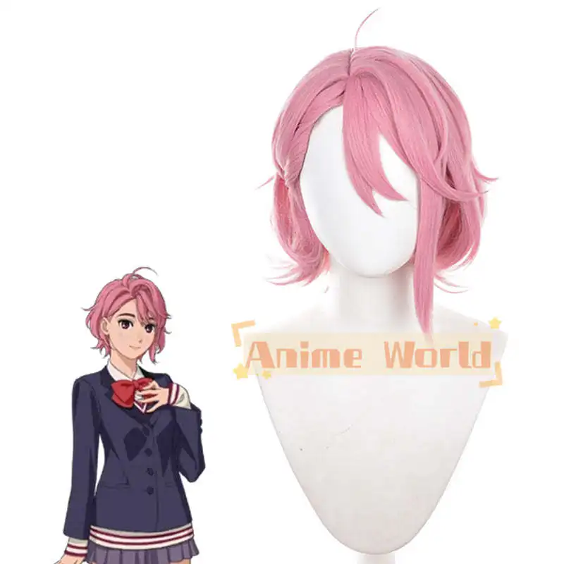 Dandadan Aira Shiratori Cosplay Wig Synthetic Hair Halloween Wigs + Wig Cap