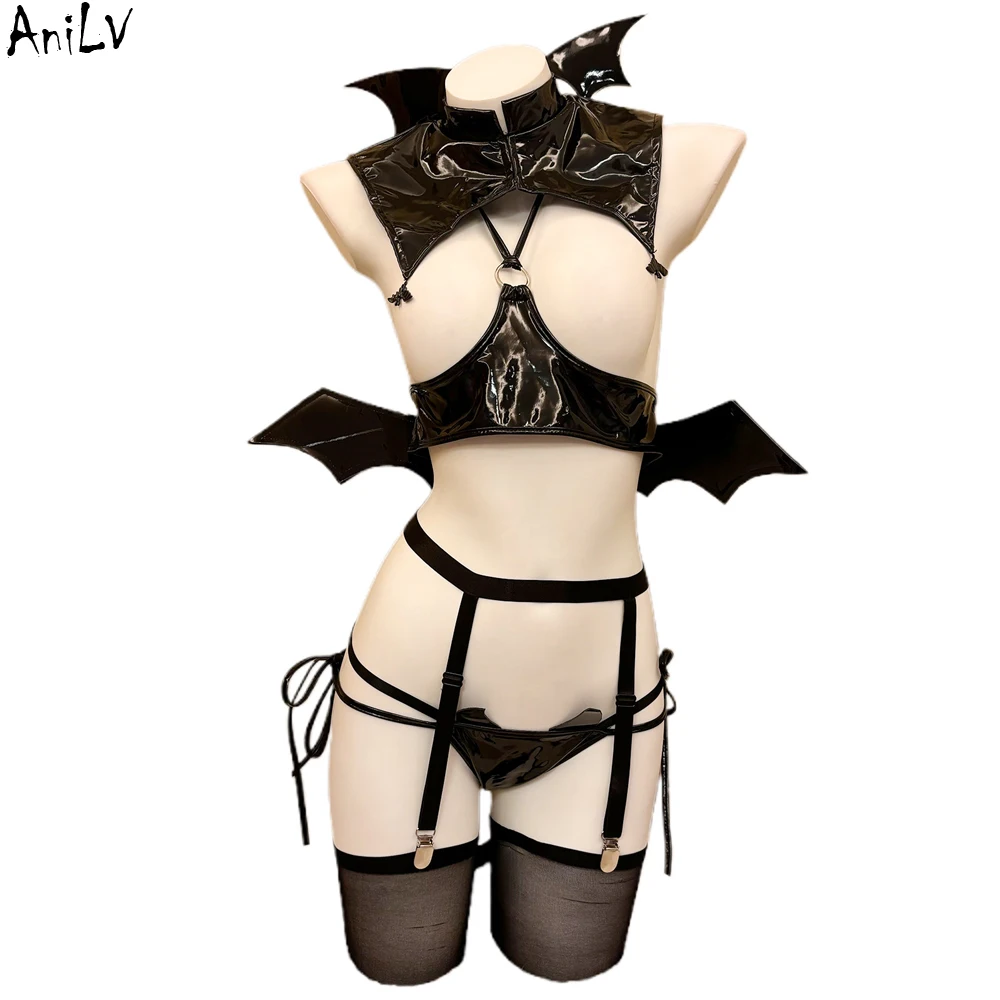 AniLV Anime Game Demon Kingdom Devil Little Elf Clothes Halloween Uniform Outfits Cosplay Costume