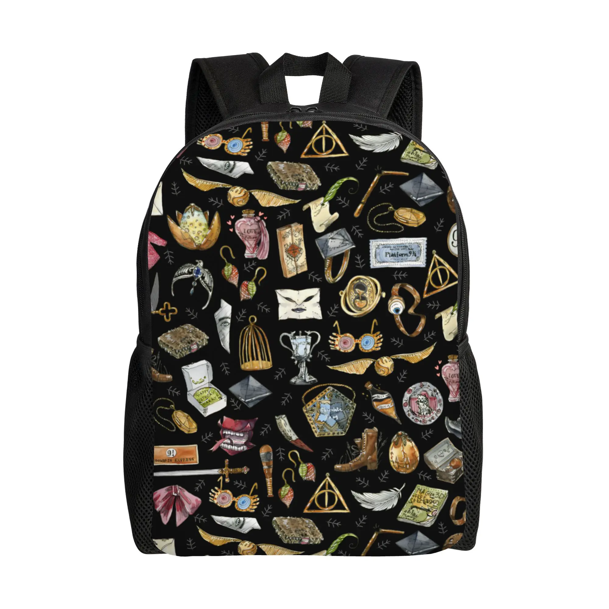 Harries Movie P-Potters Magic World  Women Backpack Classical Children School Bag Computer Backpack Teenage Travel Shoulder Bag