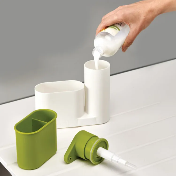 Contenitore per dispenser di sapone per shampoo da cucina Il più recente contenitore portatile per shampoo per sapone liquido pratico in plastica per bagno domestico 1 pz