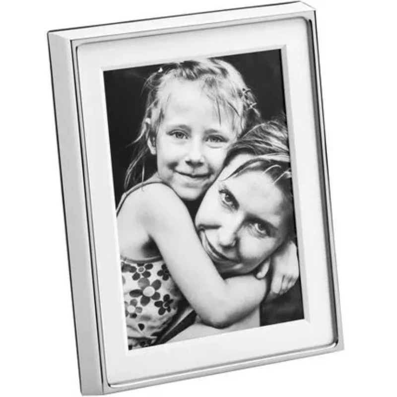 

Photo frame table mirror polished stainless steel decoration light luxury wedding gift