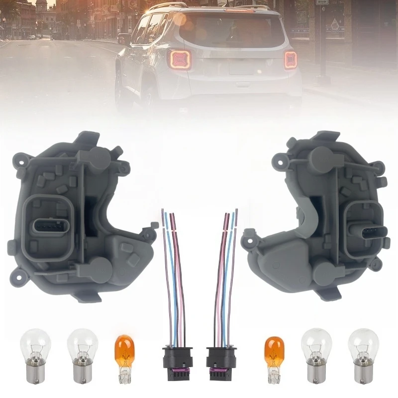 

Автомобильный держатель заднего фонаря с проводкой жгута проводов 68270892AA для Jeep Renegade 2015 2016 2017 2018 2019 2020 2021 2022 2023