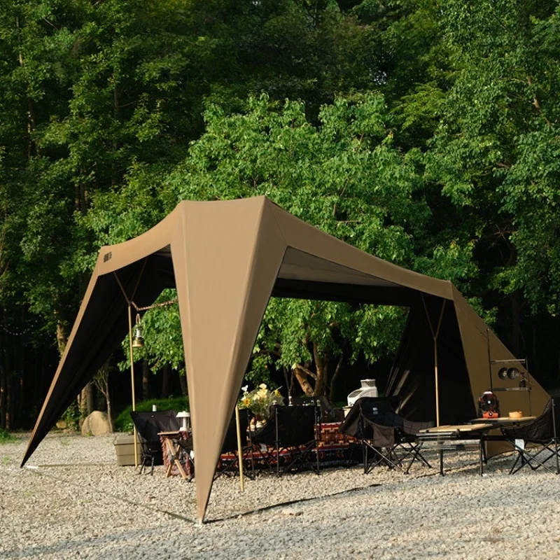 

Автомобильный боковой навес, без ветра, веревка, Y-полюс, солнцезащитный козырек для ленивого человека, черный клей, непромокаемый внедорожник, быстрое автоматическое открытие, ткань Оксфорд