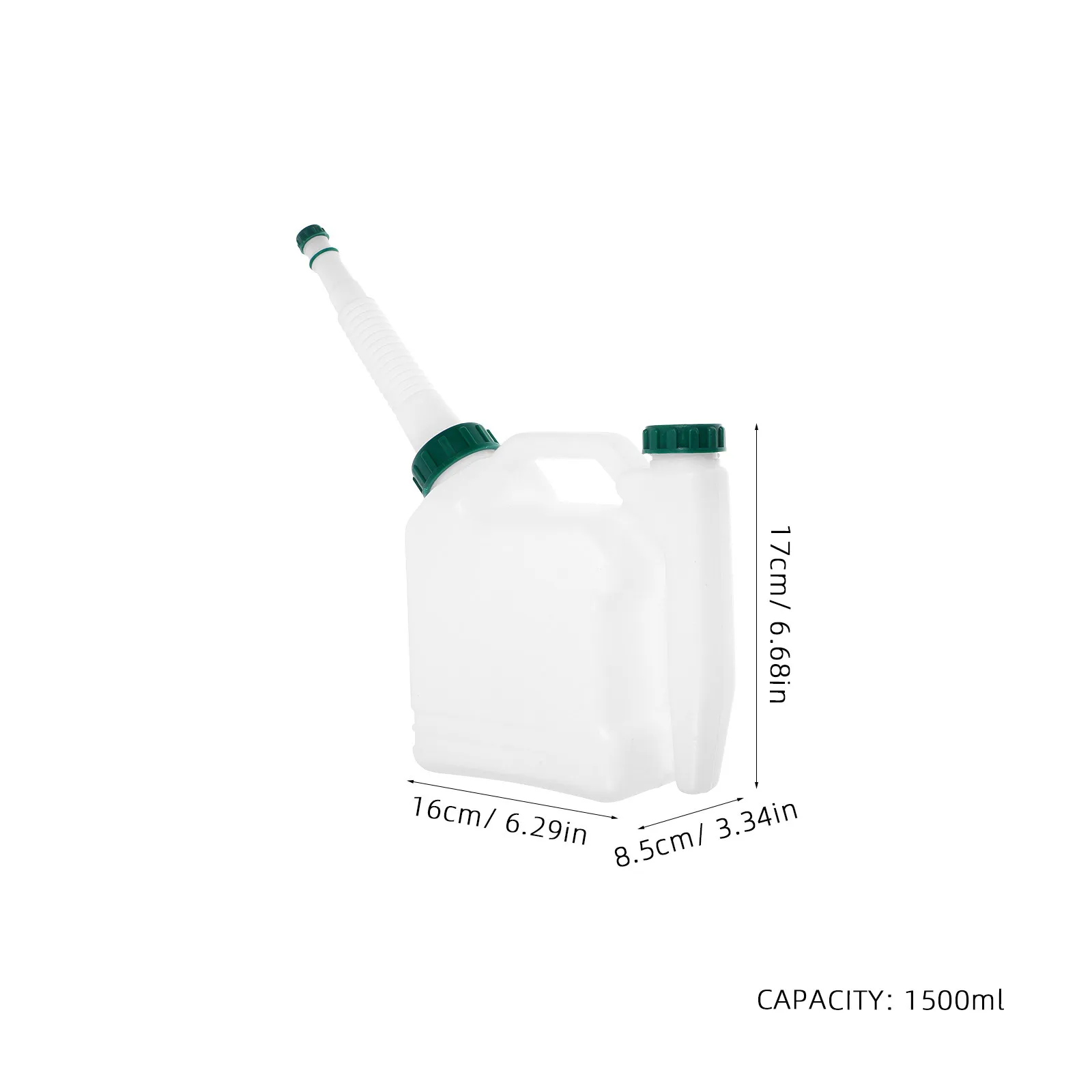 Butelka do mieszania paliwa Wytrzymały plastik Przenośny Zewnętrzny zbiornik na olej silnikowy do paliwa mieszane w stosunku stałym Szczelny Duża pojemność