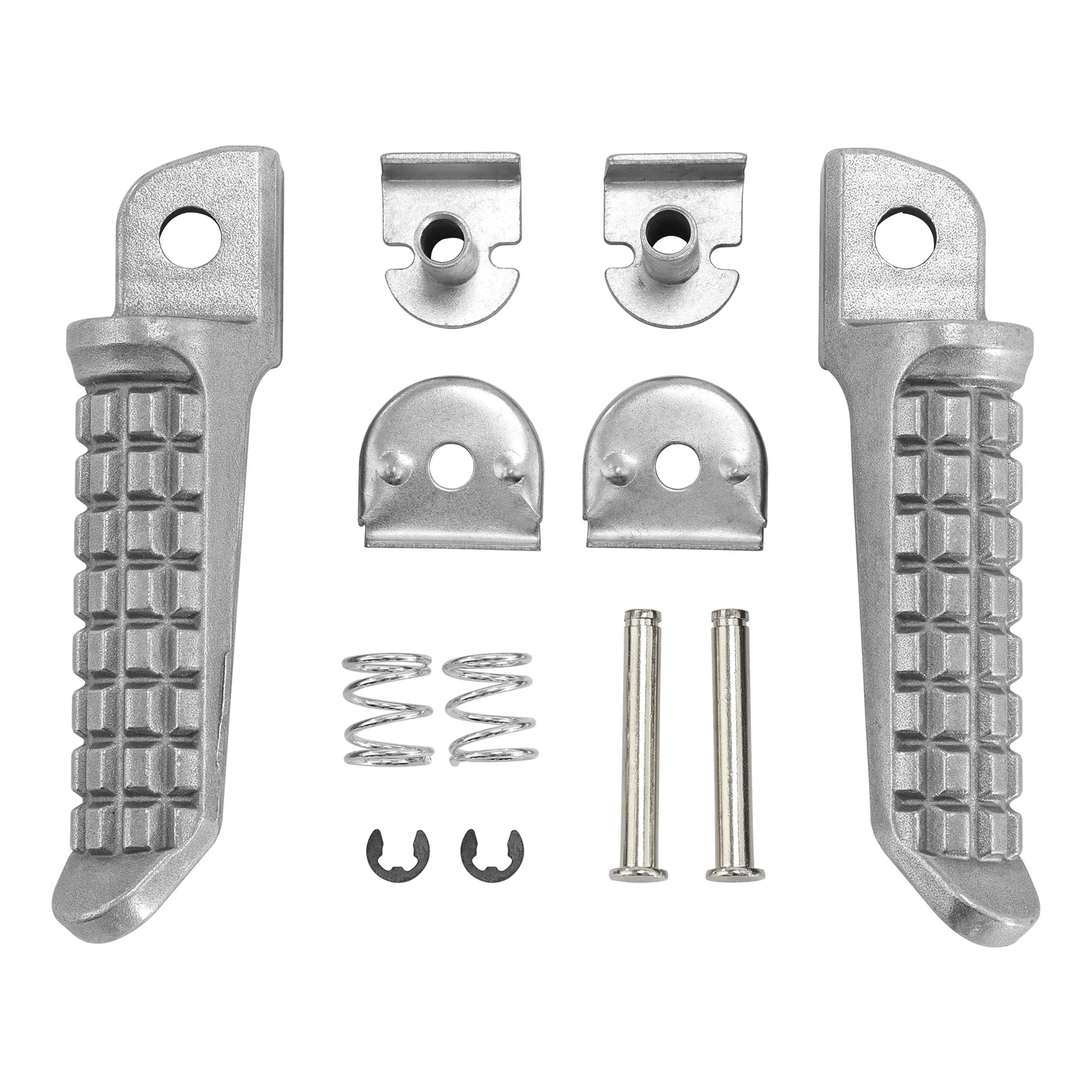 Rear Passenger Foot Pegs Fit For Kawasaki Ninja 250 1988-2012 Ninja 300 2013-2017 ZZR600 1990-2008 ZZR1100 1990-1992