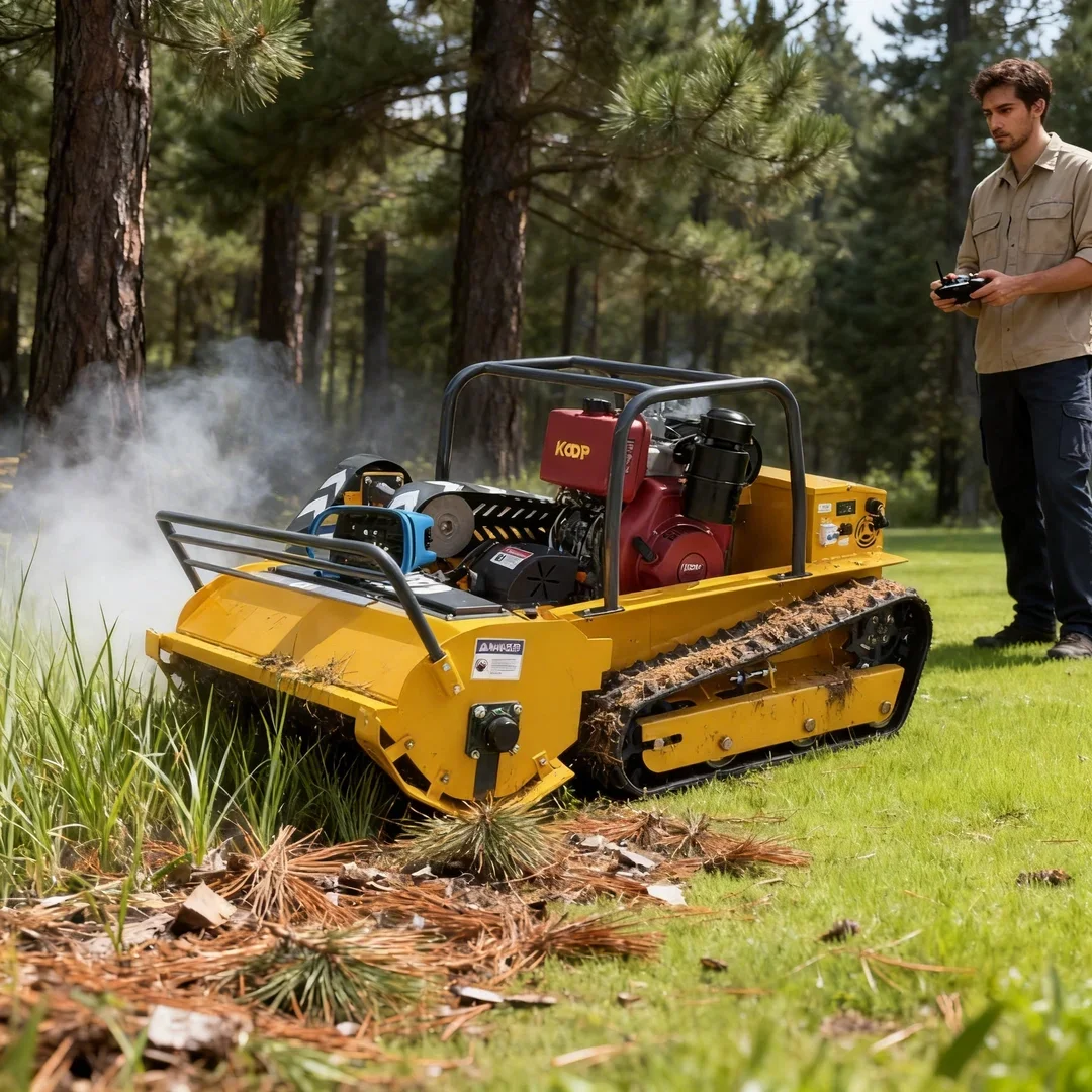 Customized grass crusher factory price, energy-saving, high efficiency, economical and practical remote control lawn mower