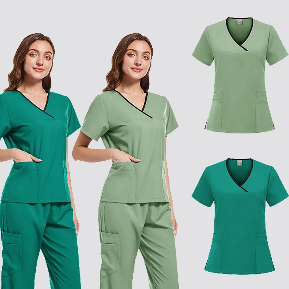 Medical Scrubs Uniform Hospital Doctors Fashion Women Clothes Nurses Accessories Dental Clinic Beauty Spa Salon Workwear Sets
