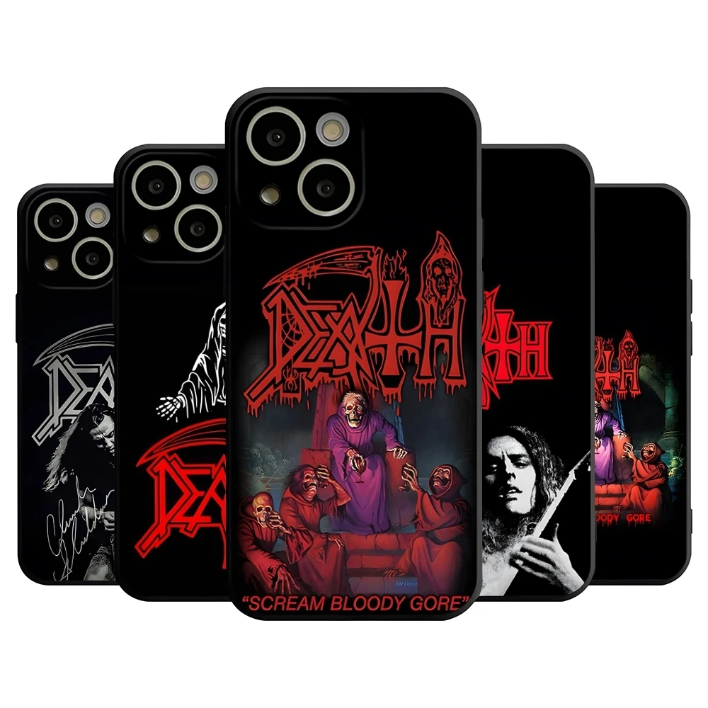 Death Rock Band Phone Case for 14 Pro Max for Apple iphone 15 Po Marx 12 Mini 11 13 Pro Xr X Xs 8 7 Plus Back Cover