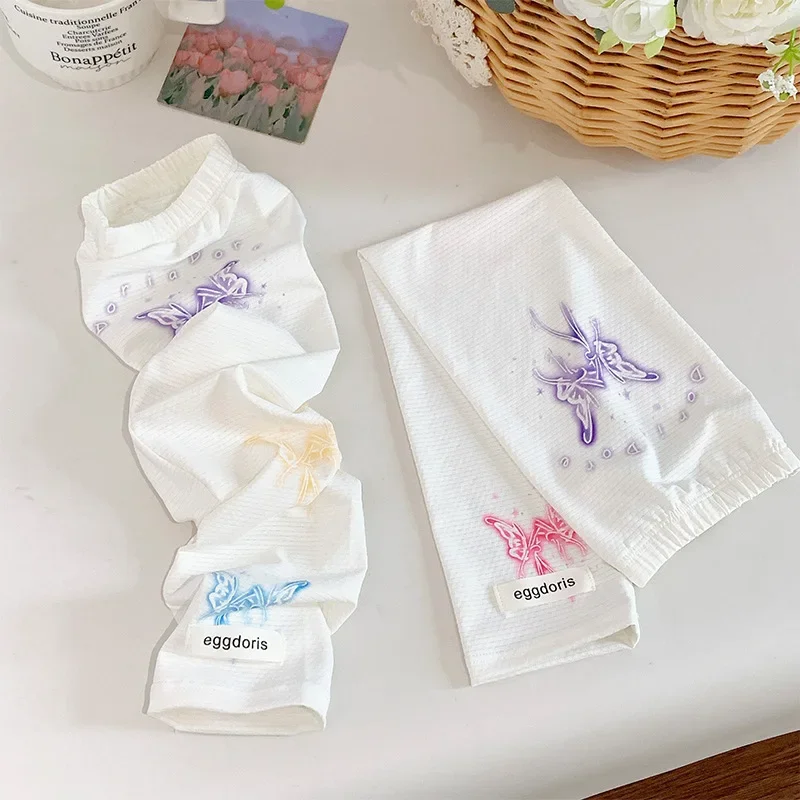 Женские рукава с защитой от ультрафиолета, градиентная бабочка, ледяной шелк, солнцезащитный рукав, рукава для верховой езды на открытом воздухе, защита от солнца, рукава