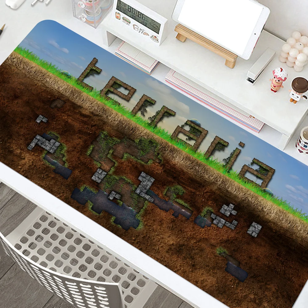 Terraria Mousepad Mouse Mat Desk Mat With Pad Gaming Accessories Prime Gaming XXL Keyboard Pad Padding Mat