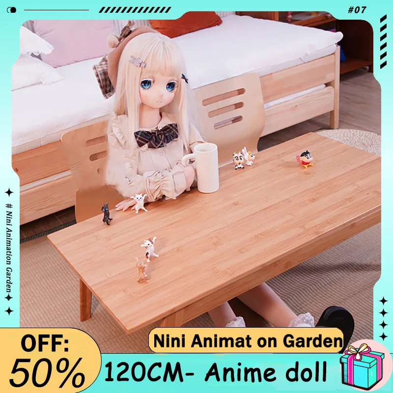 

Nini Anime Garden -120CM Anime Doll/Detachable PVC Head/1/1 Proportion Dress up BJD Doll/Men's Collection Series