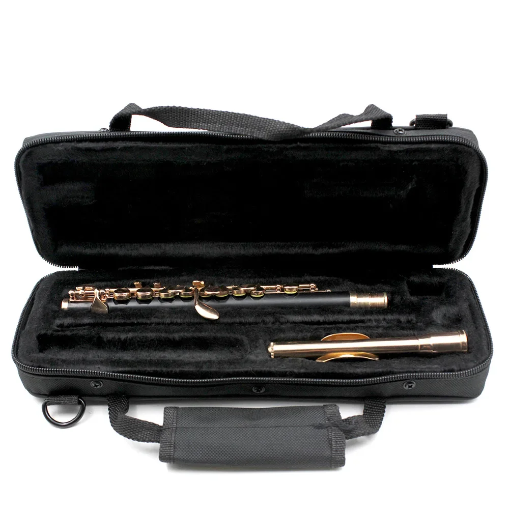 SLADE 16 Holes C Tone Piccolo Golden Silver E Key Cupronickel Body Piccolo Professional Piccolo Woodwind Musical Instrument