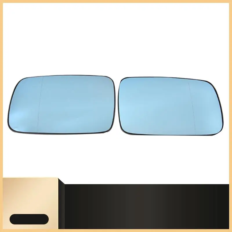 

1 пара автомобильных боковых зеркал заднего вида, синие стеклянные линзы с подогревом для BMW E46 E65 E66 E67 2001-2008 51167028427 51167028428-N