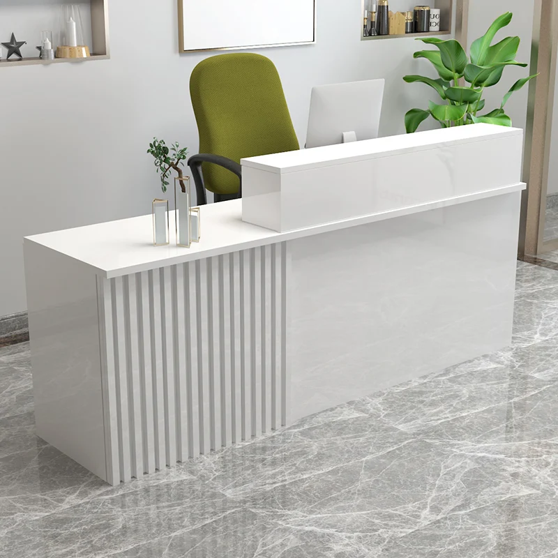 

Luxury Shop Reception Desks Modern Beauty Restaurant Executive Bar Reception Desks Display Comptoire Accueil Trendy Furniture