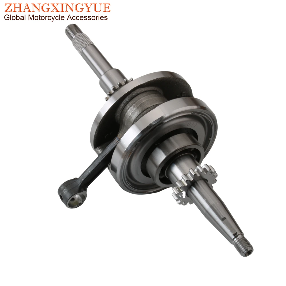 GY6 50 High Quality Crankshaft For Baotian BT49QT 50cc 139QMB 139QMA 16 Teeth 4T Engine Parts