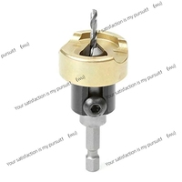 82 Degree Woodworking Countersink Drill Bits Carbide Tipped With Adjustable Depth Stop No Thrust Ball Bearing