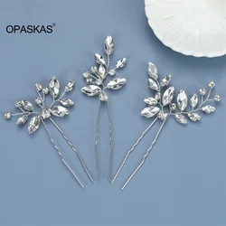 Bride Hairpin Wedding Hair Accessories Trendy Hair Clip U-shaped Alloy Tiaras Princess Party Headpiece Luxury Bride Hair Jewelry