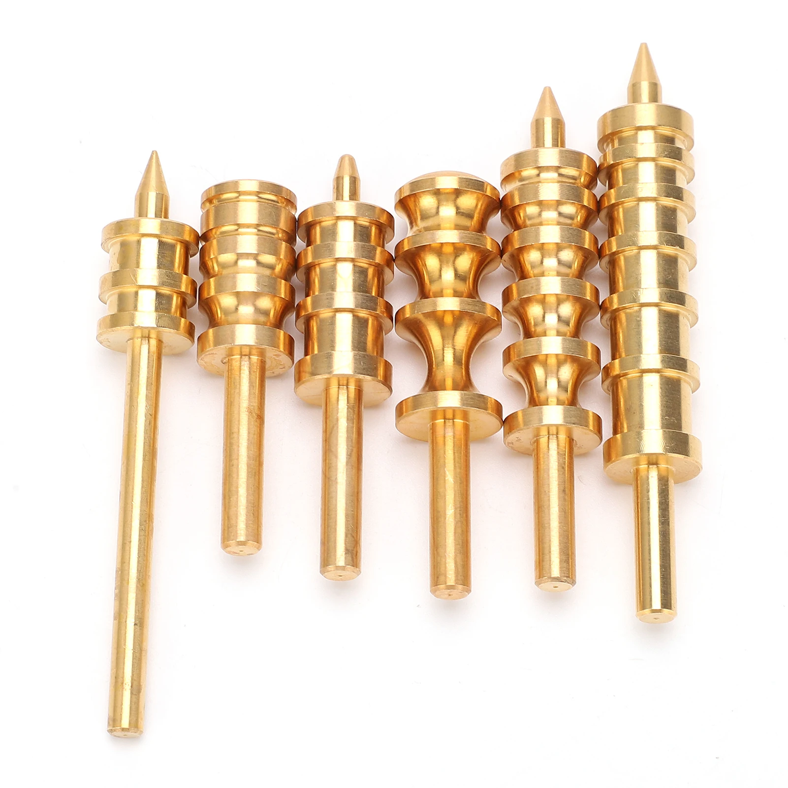 

Полировщик кромок кожи, 6 шт. Полировщик для кожи Латунный слайсер для полировки кромок Электрический инструмент для полировки с подогревом