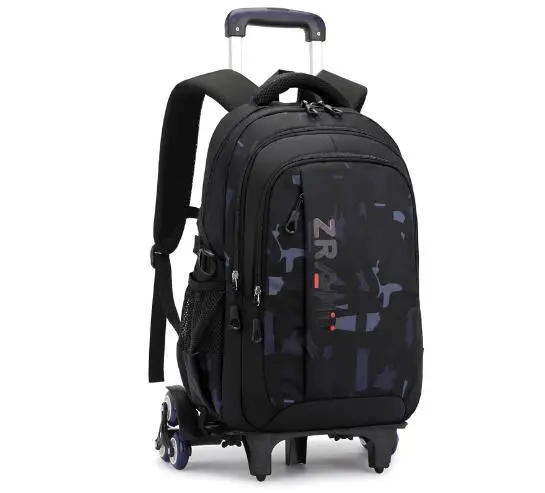 17 inch School Trolley Bags for boys kids School Wheeled Backpack on wheels Children Rolling travel backpack Satchel with Wheels