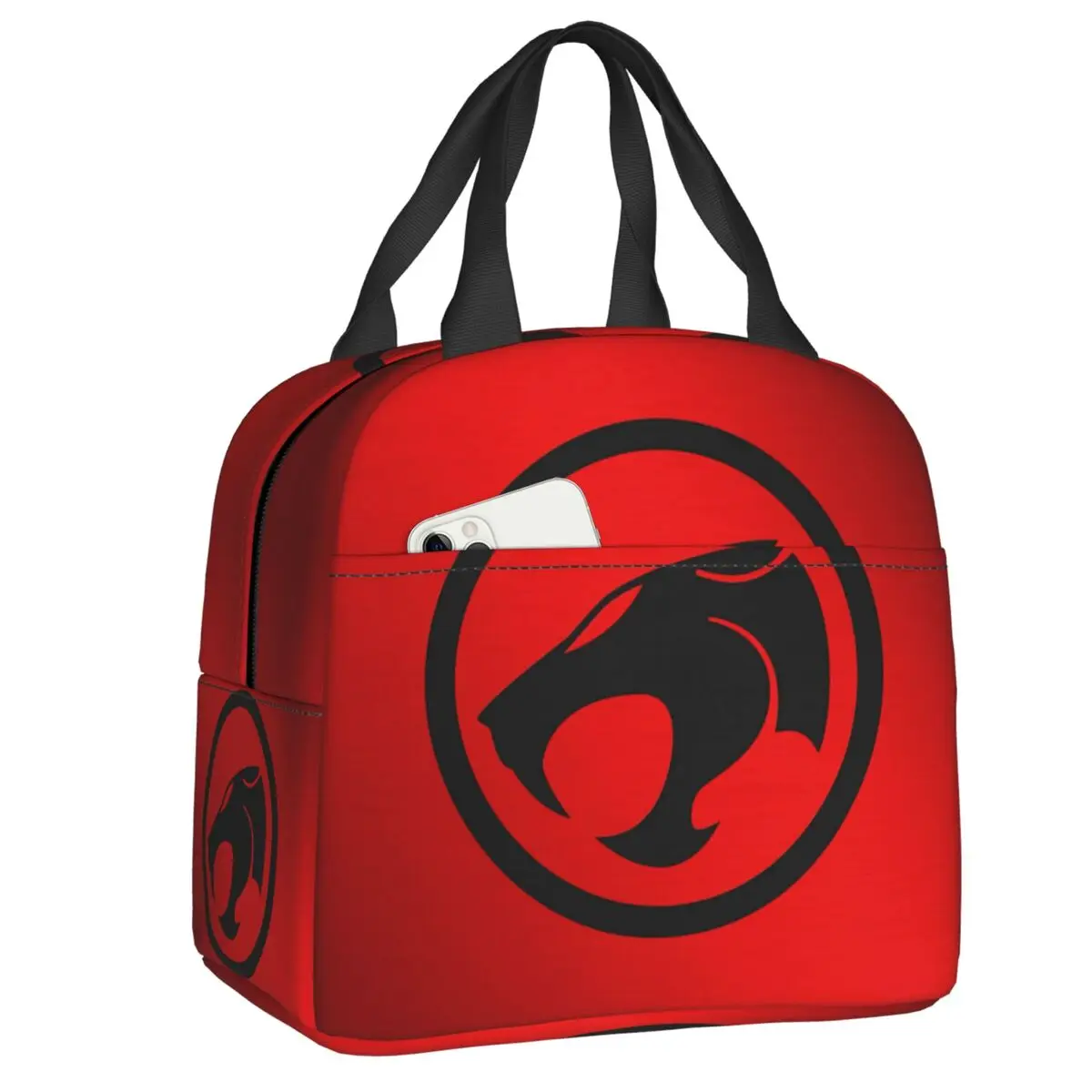 

Custom Thundercats Lunch Bag Women Cooler Thermal Insulated Lunch Boxes for Kids School Children