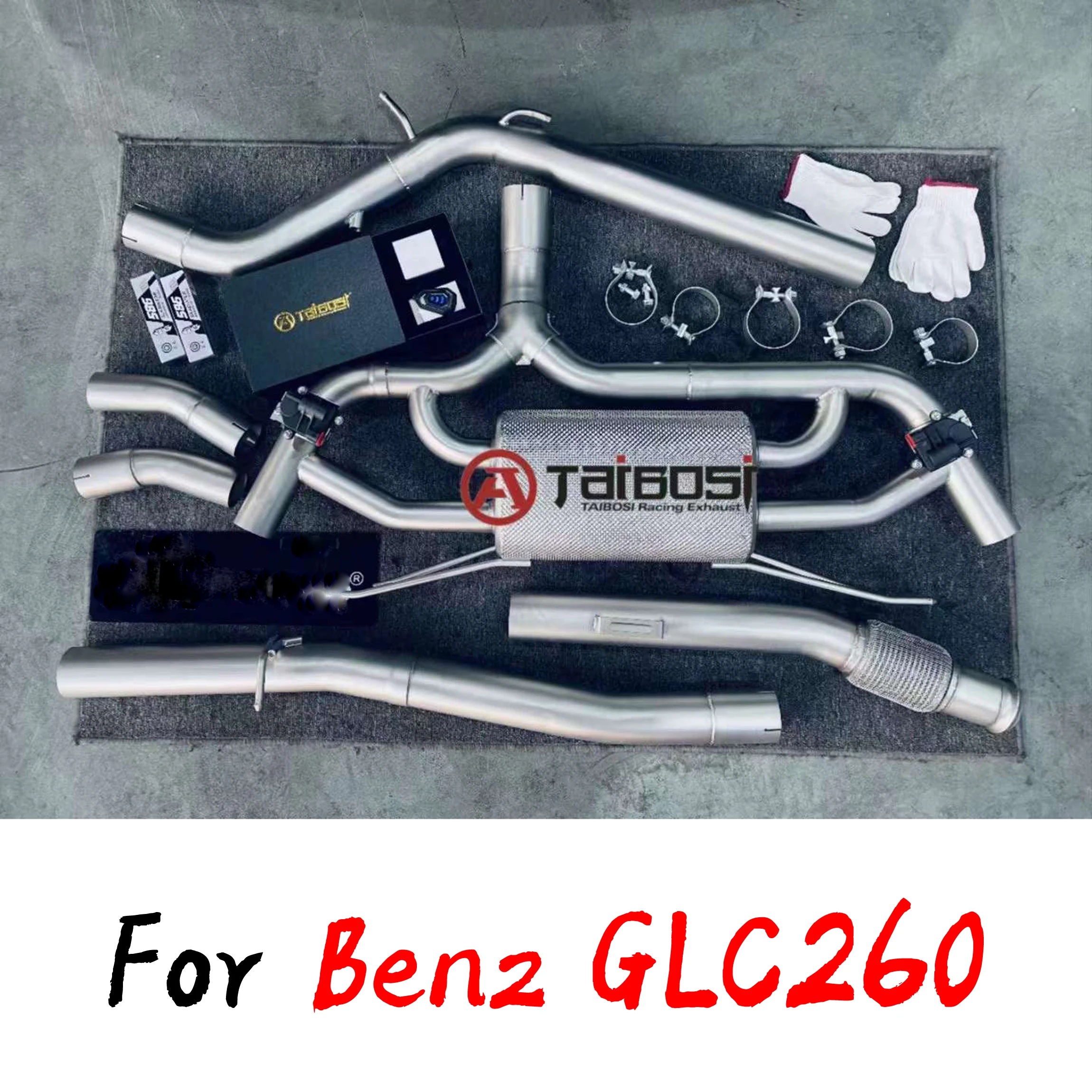 

For Mercedes Benz GLC260 Exhaust Taibosi Performance Catback Exhaust System Pipe Electric / Vacuum Valve Car Muffler Cutout 260