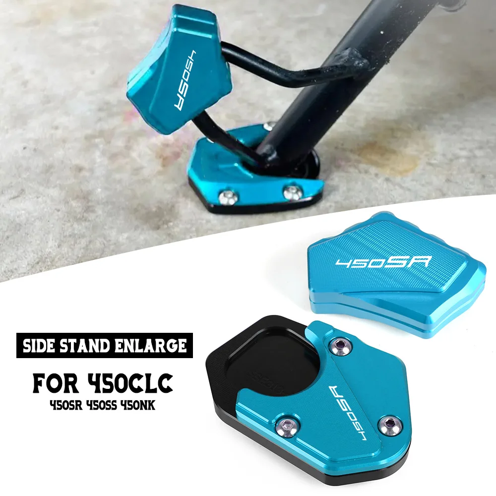 

FOR CFMOTO 450 CL-C 450CLC 450SR 450SS 450NK 2022 2023 2024 Side Stand Enlarger Sled Sidestand Kickstand Foot Pads 450 SR SS NK