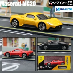 1/64 Maserati MC20 1:64 Diecast Super Sport Toy Car Model 3'' Hot Wheels Miniature Alloy Gift For Children Boys Kid Match Box