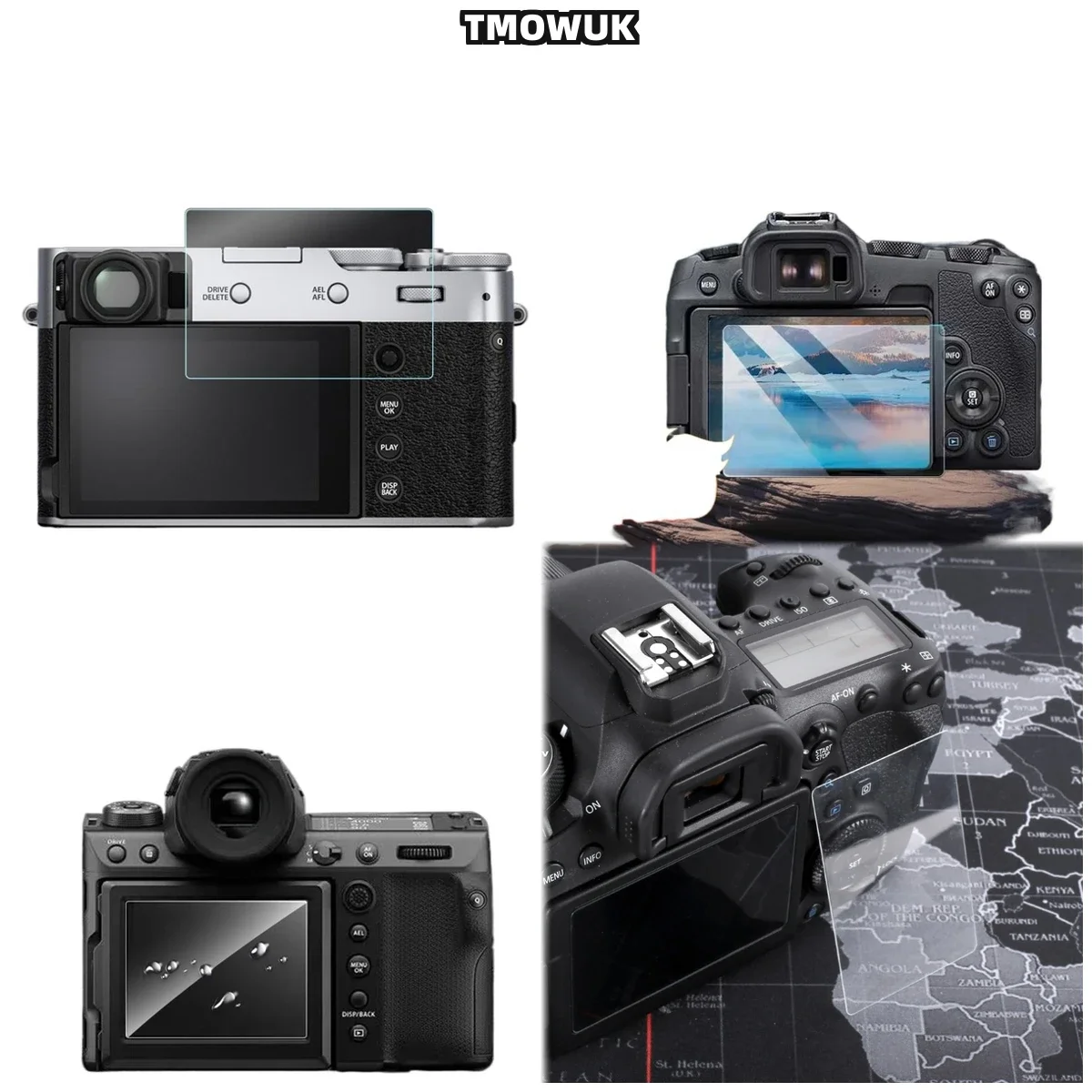 ​​For Fujifilm X-A7 XT2 Tempered Glass Privacy Protector - 9H Hardness Anti-Scratch HD Clear Anti-Glare Bubble-Free Film​​