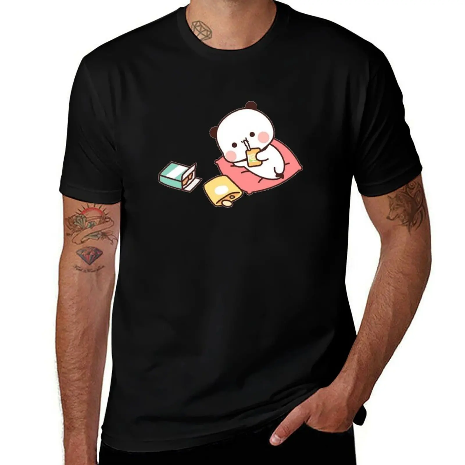 Bubu's Weight Loss Stories | Part 1 | Bubu Is Eating Junk Food Very Much All Day T-Shirt Large Size Loose Casual Tee