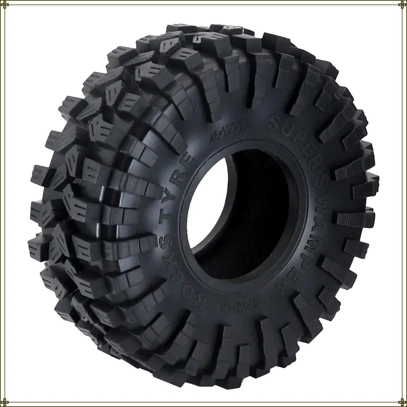 

Шины для внедорожников 1.9 дюйма (120*49 мм) для радиоуправляемых багги и краулеров 1:10: Traxxas TRX4, TRX6, Axial SCX10, 90046, RGT Capra